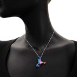 Collana Artlinea in Argento con Smalto Colibrì Piccolo - Wild - ZCL1315-MB