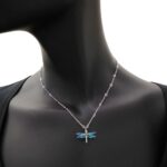 Collana Artlinea in Argento con Smalto Libellula Piccola - Wild - ZCL1319-MB