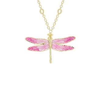 Collana Artlinea in Argento con Smalto Libellula Grande - Wild - ZCL1320-MG