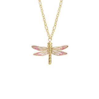 Collana Artlinea in Argento con Smalto Libellula Piccola - Wild - ZCL1329-MG