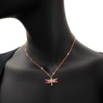 Collana Artlinea in Argento con Smalto Libellula Piccola - Wild - ZCL1329-MG