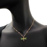 Collana Artlinea in Argento con Smalto Libellula Piccola - Wild - ZCL1331-MG