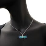 Collana Artlinea in Argento con Smalto Libellula Grande - Wild - ZCL1332-MB