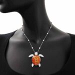Collana Artlinea in Argento con Smalto e Zirconi Tartaruga Piccola - Wild - ZCL943-ML