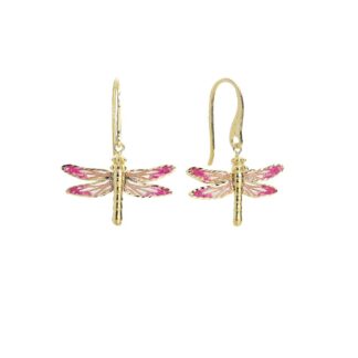 Orecchini Artlinea in Argento con Smalto Libellula - Wild - ZOR1233-MG