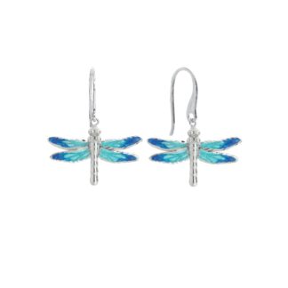 Orecchini Artlinea in Argento con Smalto Libellula - Wild - ZOR1235-MB
