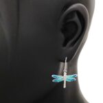 Orecchini Artlinea in Argento con Smalto Libellula - Wild - ZOR1235-MB