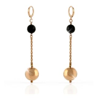 Orecchini Unoaerre in Bronzo con Sfere in Onice - Bronze - 1451