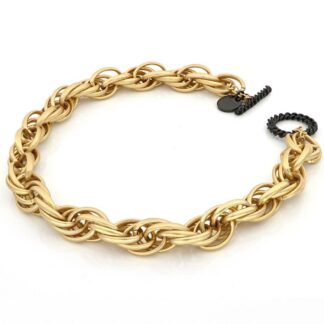 Collana Unoaerre in Bronzo con Catena a Corda - Bronze - 1746