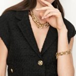 Collana Unoaerre in Bronzo con Maglia Intrecciata - Bronze - 1835