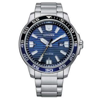 Orologio Eco Drive Citizen in Acciaio - Marine Sport - AW1525-81L