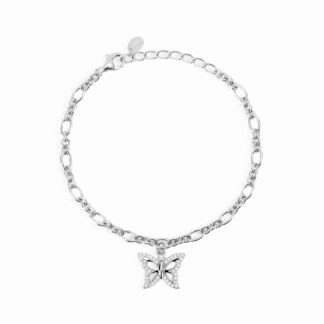 Bracciale Mabina in Argento con Zirconi e Farfalla - 533455