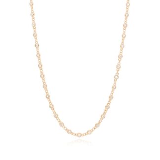 Collana Mabina in Argento con Punti Luce in Zirconi - 553398