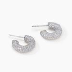 Orecchini Mabina in Argento con Pavé di Zirconi - 563429
