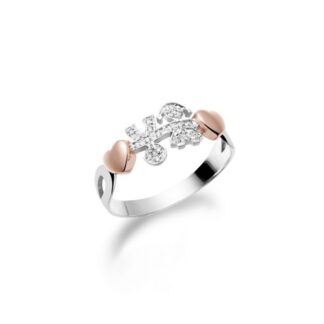 Anello Le Bebè Bimbo e Bimba in Oro e Diamanti - Girocuore - LBB113