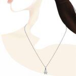 Ciondolo Le Bebè Bimbo in Oro Bianco con Diamanti - i Pavé Mini - LBB153