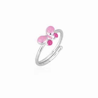Anello Bimba Mabina in Argento e Smalto | Farfalla - 523031