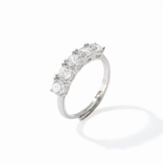 Anello Riviera Mabina in Argento con Zirconi - 523174