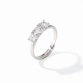 Anello Trilogy Mabina in Argento con Zirconi - 523176
