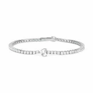 Bracciale Tennis Mabina in Argento con Zirconi | Cuore - 533438