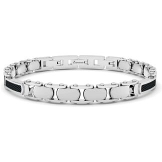 Bracciale Zancan in Acciaio e Fibra di Carbonio - EHB275