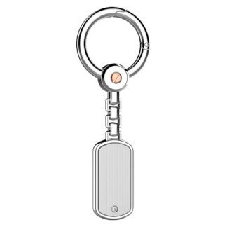 Portachiavi Zancan in Acciaio con Targhetta - Hiteck - ESP002R