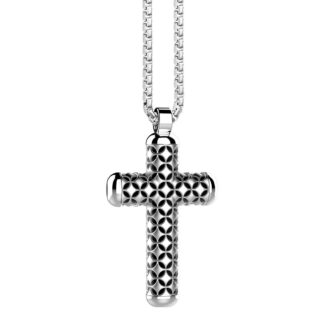 Collana da Uomo Zancan in Argento con Croce - EXC555