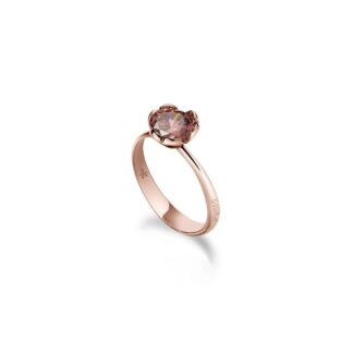 Anello Le Bebé in Oro Rosa con Rodolite Sintetica - Lovely - LBB602