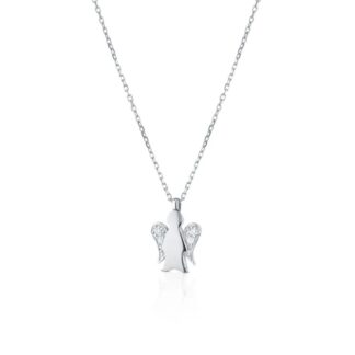 Collana Roberto Giannotti in Oro Bianco con Diamanti Angelo - Angeli - NKT322