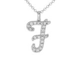 Collana con Iniziale Artlinea in Argento con Zirconi - Nomi ed Iniziali Silver - ZCS7/IN-LB