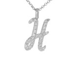 Collana con Iniziale Artlinea in Argento con Zirconi - Nomi ed Iniziali Silver - ZCS7/IN-LB