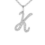 Collana con Iniziale Artlinea in Argento con Zirconi - Nomi ed Iniziali Silver - ZCS7/IN-LB