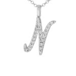Collana con Iniziale Artlinea in Argento con Zirconi - Nomi ed Iniziali Silver - ZCS7/IN-LB