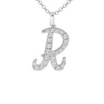 Collana con Iniziale Artlinea in Argento con Zirconi - Nomi ed Iniziali Silver - ZCS7/IN-LB