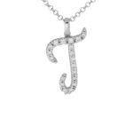 Collana con Iniziale Artlinea in Argento con Zirconi - Nomi ed Iniziali Silver - ZCS7/IN-LB