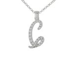 Collana con Iniziale Artlinea in Argento con Zirconi - Nomi ed Iniziali Silver - ZCS8/IN-LB