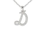 Collana con Iniziale Artlinea in Argento con Zirconi - Nomi ed Iniziali Silver - ZCS8/IN-LB