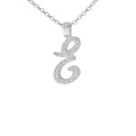 Collana con Iniziale Artlinea in Argento con Zirconi - Nomi ed Iniziali Silver - ZCS8/IN-LB