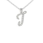 Collana con Iniziale Artlinea in Argento con Zirconi - Nomi ed Iniziali Silver - ZCS8/IN-LB