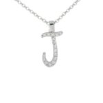 Collana con Iniziale Artlinea in Argento con Zirconi - Nomi ed Iniziali Silver - ZCS8/IN-LB