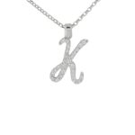 Collana con Iniziale Artlinea in Argento con Zirconi - Nomi ed Iniziali Silver - ZCS8/IN-LB