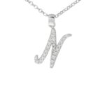 Collana con Iniziale Artlinea in Argento con Zirconi - Nomi ed Iniziali Silver - ZCS8/IN-LB
