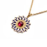 Collana Isola Bella in Argento e Smalti | Rosone - Loving Sicily - 20001004
