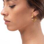 Orecchini Isola Bella in Argento e Smalti Viola Piccolo - 20001115