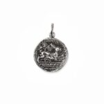 Charm Isola Bella in Argento Moneta Messenion - Nude - 20001119