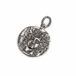 Charm Isola Bella in Argento Moneta Katanè - Nude - 20001120