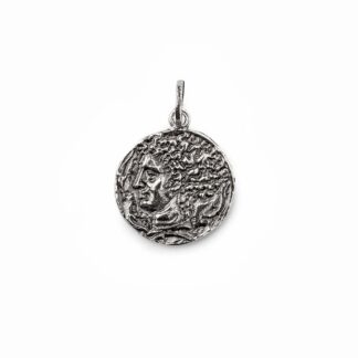 Charm Isola Bella in Argento Moneta Syrakousai - Nude - 20001122