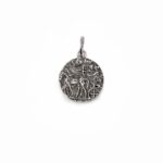 Charm Isola Bella in Argento Moneta Selinus - Nude - 20001123