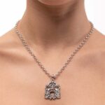 Charm Isola Bella in Argento Maschera Agamennone - Nude - 20001132