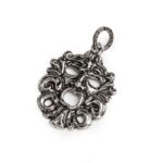Charm Isola Bella in Argento Maschera Dionisio - Nude - 20001133